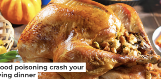 Undercooked turkey is a leading cause of foodborne illness on Thanksgiving. AlexRaths/iStock via Getty Images Plus